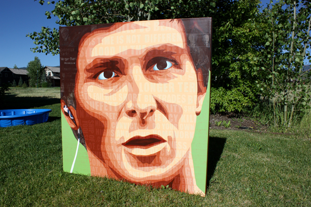 Dr Michael Burry Christian Bale Painting Process by Borbay - BORBAY Dr Michael Burry Christian Bale Painting Process by Borbay