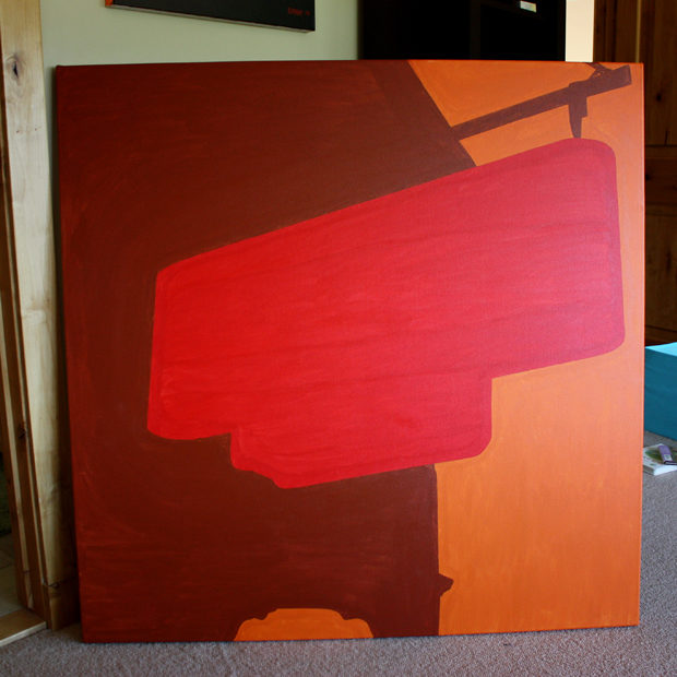 Ashes Hotel Bar Neon Painting Process by Borbay