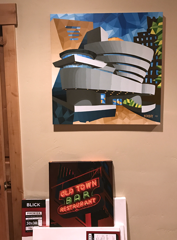 Borbays Old town Painting in Context