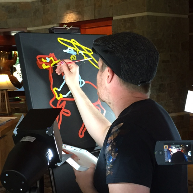 Borbay Painting at The Four Seasons by Tammy Christel