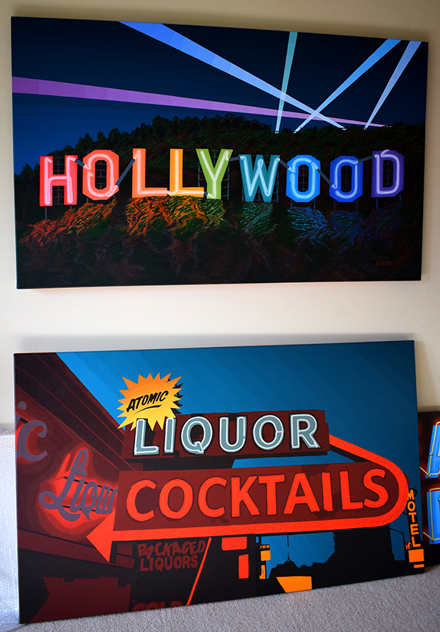 Atomic Liquors Painting Process by Borbay - BORBAY Atomic Liquors Painting Process by Borbay