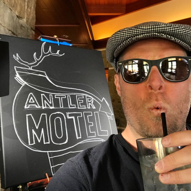 Antler Neon Sign Session Painting Process by Borbay - BORBAY Antler Neon Sign Session Painting Process by Borbay