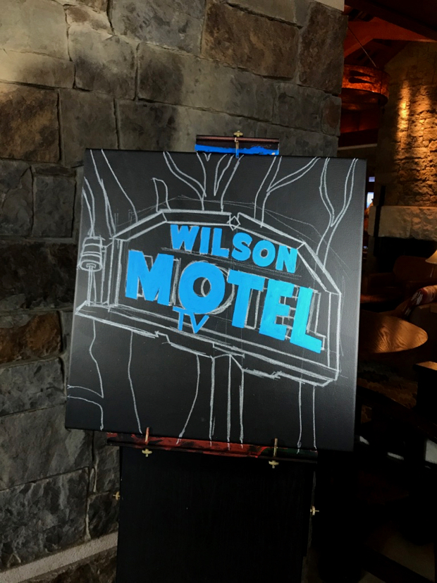 Wilson Motel Session Painting Process by Borbay