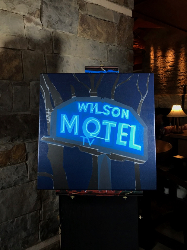 Wilson Motel Session Painting Process by Borbay