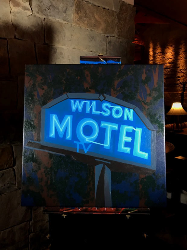 Wilson Motel Session Painting Process by Borbay