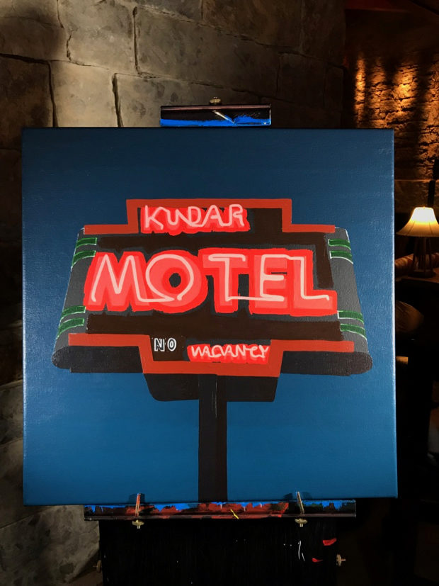 Kudar Motel Painting Process by Borbay - BORBAY Kudar Motel Painting Process by Borbay