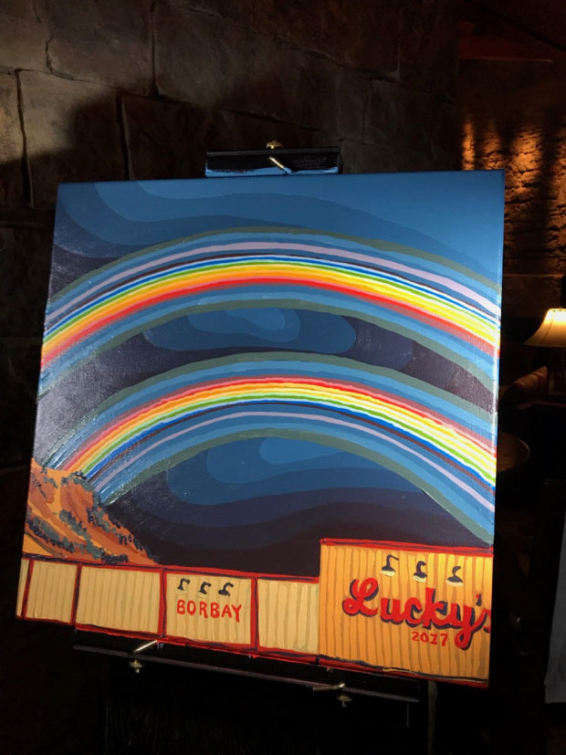 Bows Over Lucky's Painting Process by Borbay - BORBAY Bows Over Lucky's Painting Process by Borbay