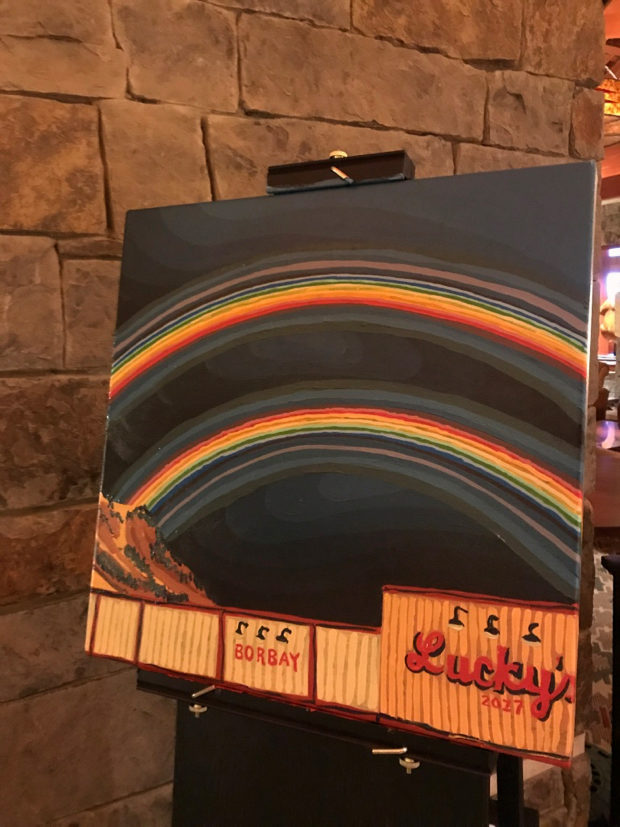 Bows Over Lucky's Painting Process by Borbay - BORBAY Bows Over Lucky's Painting Process by Borbay