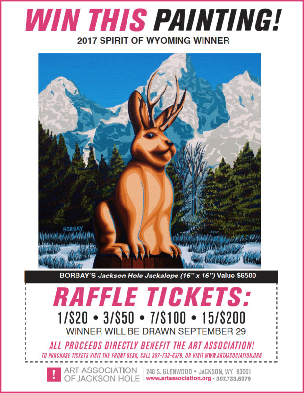 Win A Jackalope Painting by Borbay