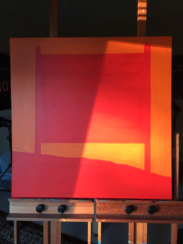 Welcome To Twin Peaks Painting Process Neon by Borbay 