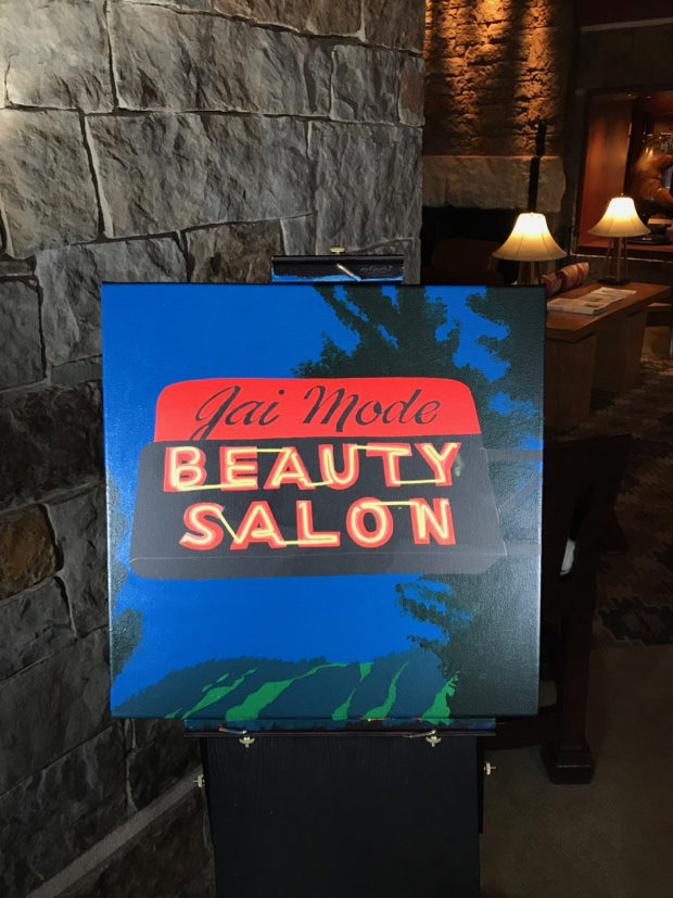 Gia Mode Beauty Salon Painting Process by Borbay - BORBAY Gia Mode Beauty Salon Painting Process by Borbay