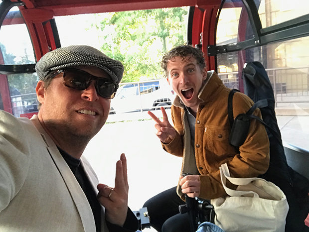 Borbay and Tim on Gondola Jackson Hole - BORBAY Borbay and Tim on Gondola Jackson Hole