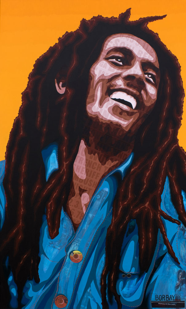 Bob Marley Painting by Borbay