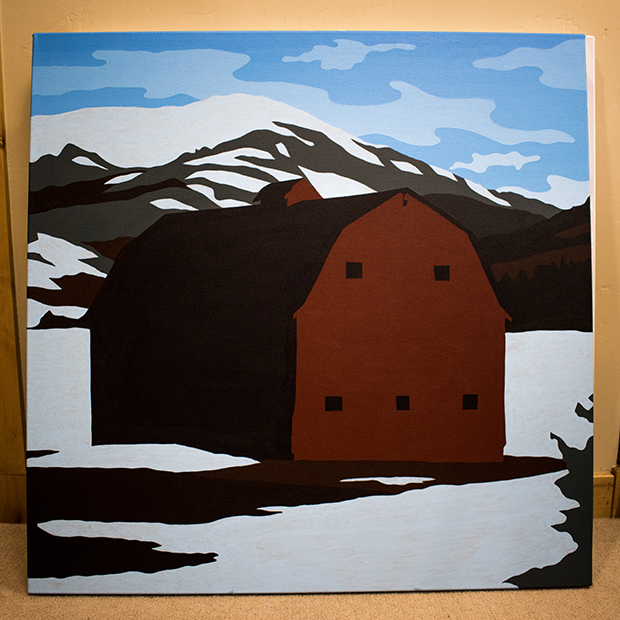 Rammell Barn Painting Process Teton Springs By Borbay