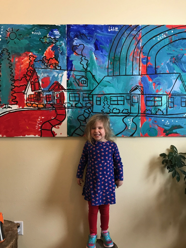 Coraline's Class Mural