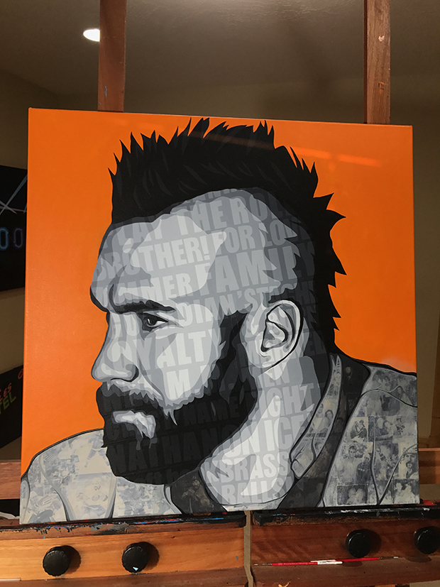 Trevor Gillies Collage Portrait Process by Borbay