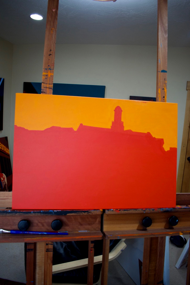 Bay Shore Steve Borbet Track Painting Process by Borbay