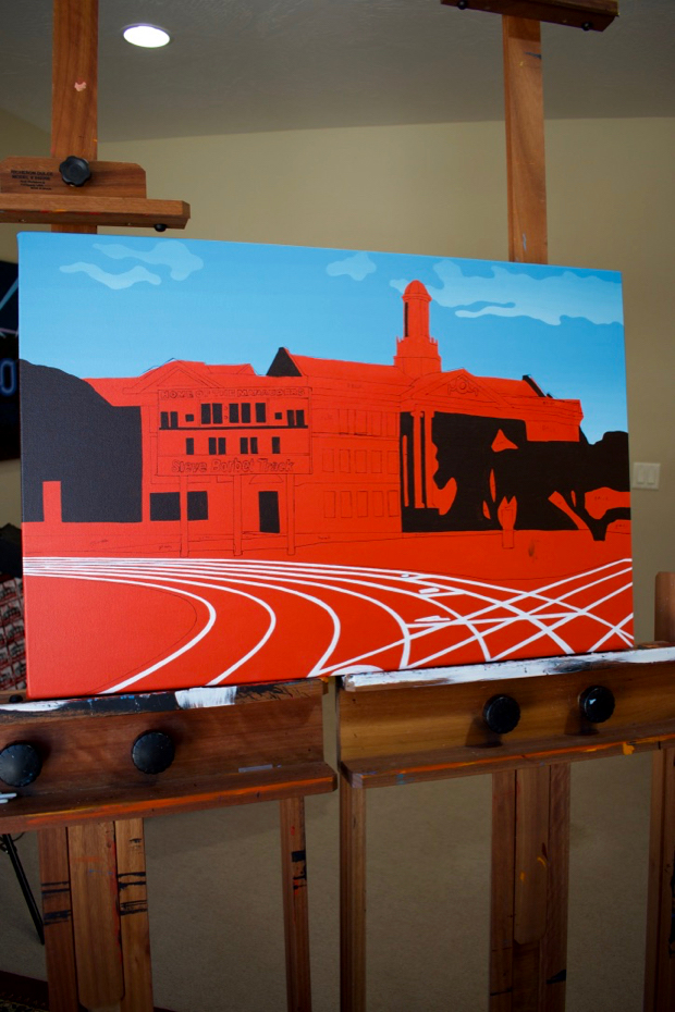 Bay Shore Steve Borbet Track Painting Process by Borbay