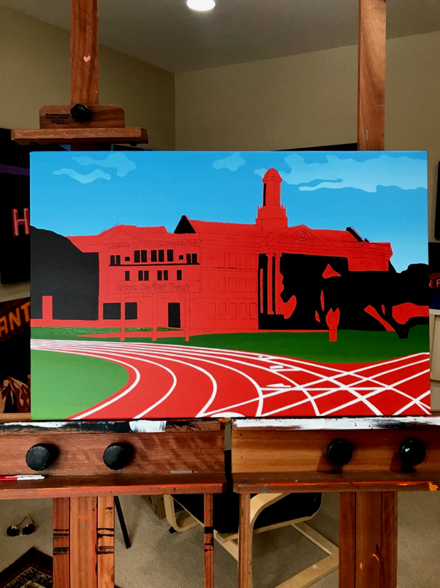 Bay Shore Steve Borbet Track Painting Process by Borbay