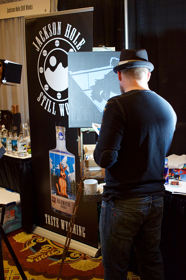 The Mint Bar Painting Process by Borbay