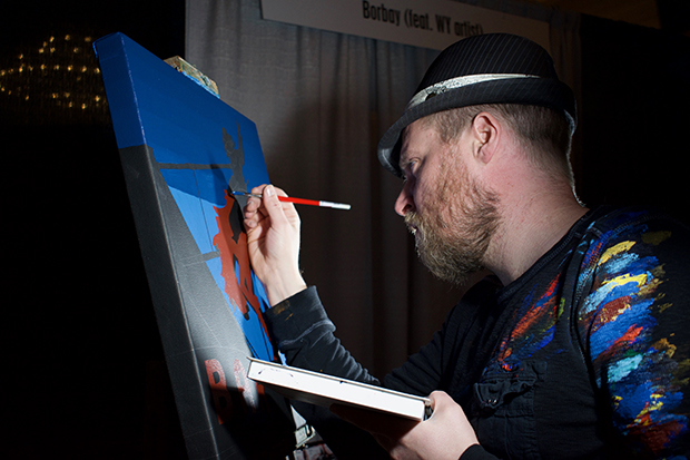 The Mint Bar Painting Process by Borbay