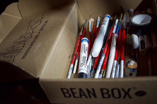 The Mint Bar Painting Process by Borbay