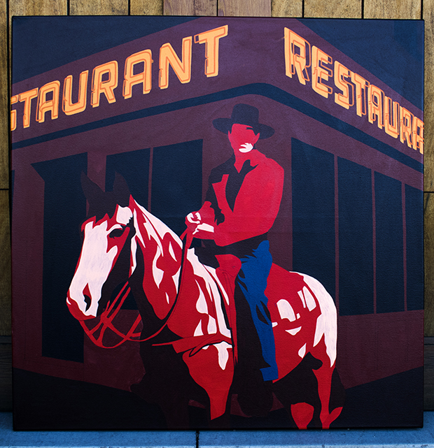 Gary Cooper Painting Process by Borbay