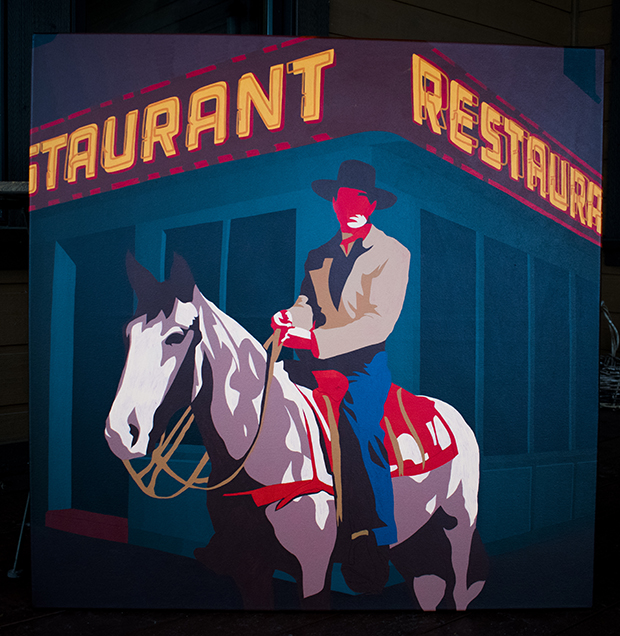 Gary Cooper Painting Process by Borbay