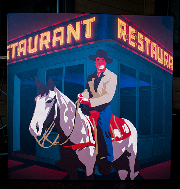 Gary Cooper Painting Process by Borbay