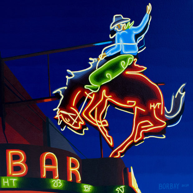 The Mint Bar Painting by Borbay
