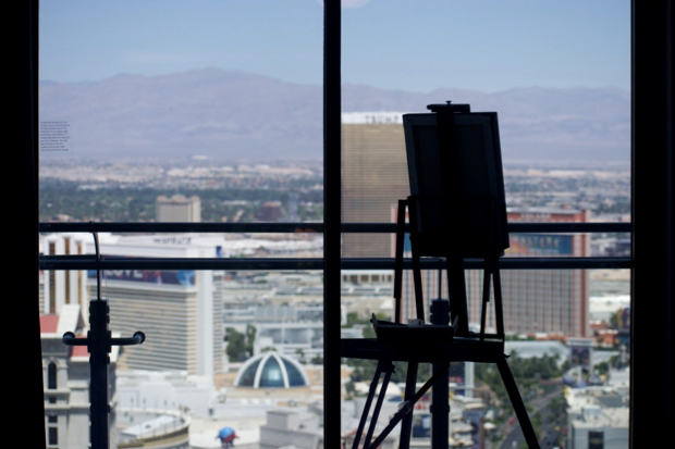 Mint Tavern Painting Process Las Vegas by Borbay