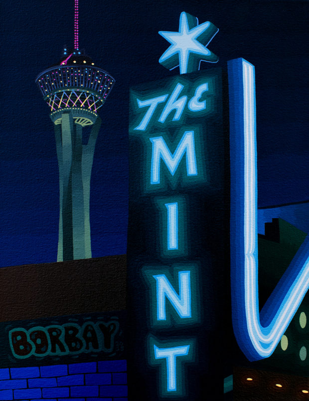 Mint Tavern Painting Las Vegas by Borbay