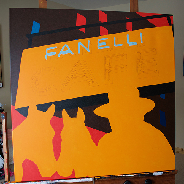 Clint Eastwood Painting Process by Borbay - BORBAY Clint Eastwood Painting Process by Borbay