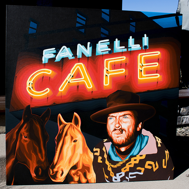 Clint Eastwood Painting Process by Borbay - BORBAY Clint Eastwood Painting Process by Borbay