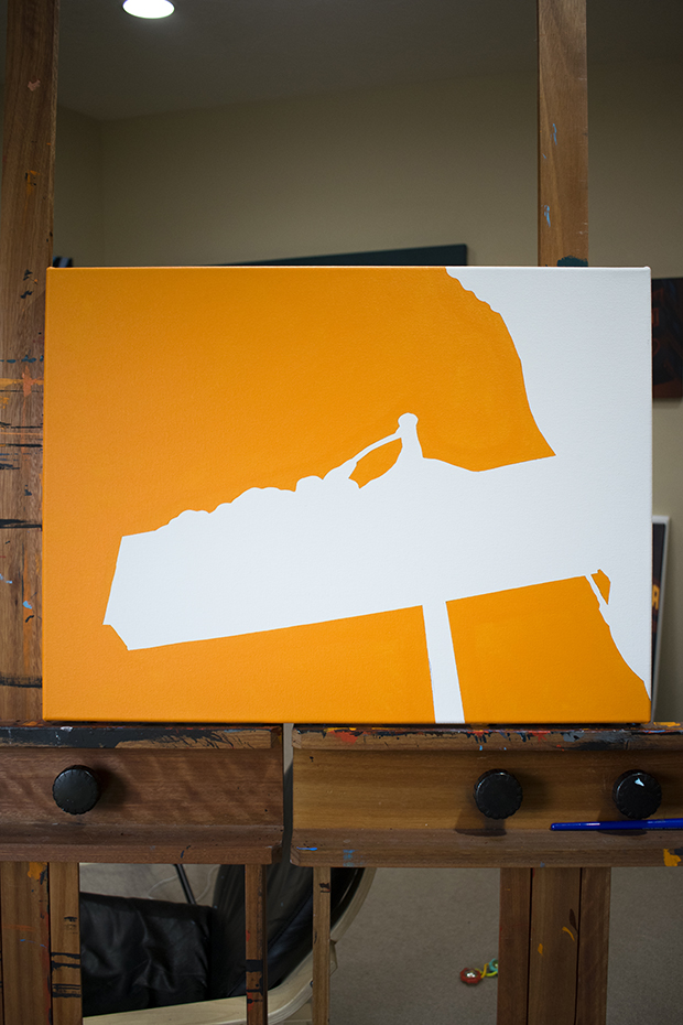 Twin Peaks Painting Process by Borbay