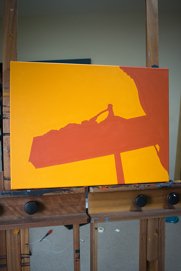 Twin Peaks Painting Process by Borbay