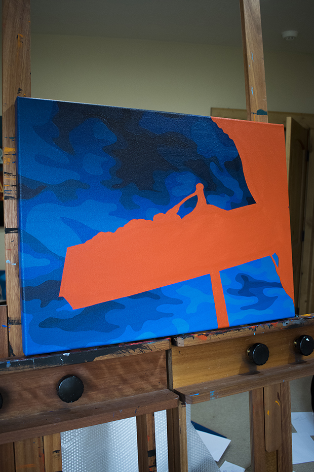 Twin Peaks Painting Process by Borbay