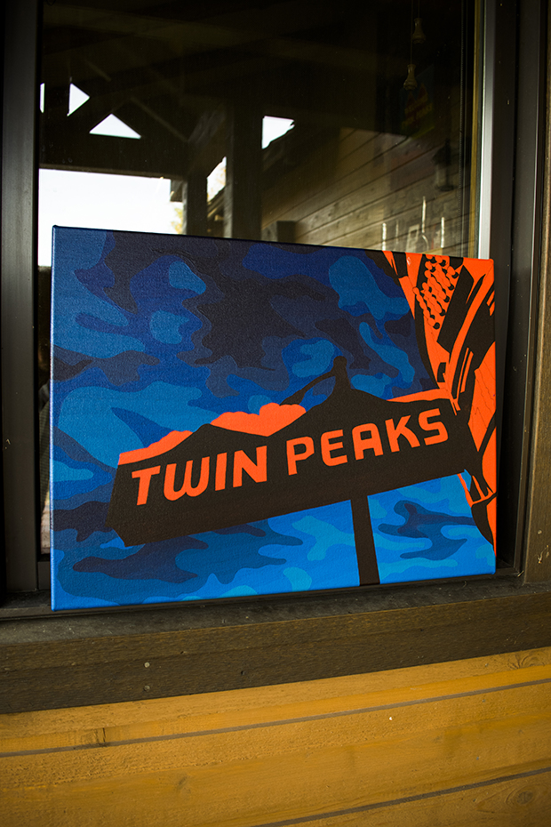 Twin Peaks Painting Process by Borbay