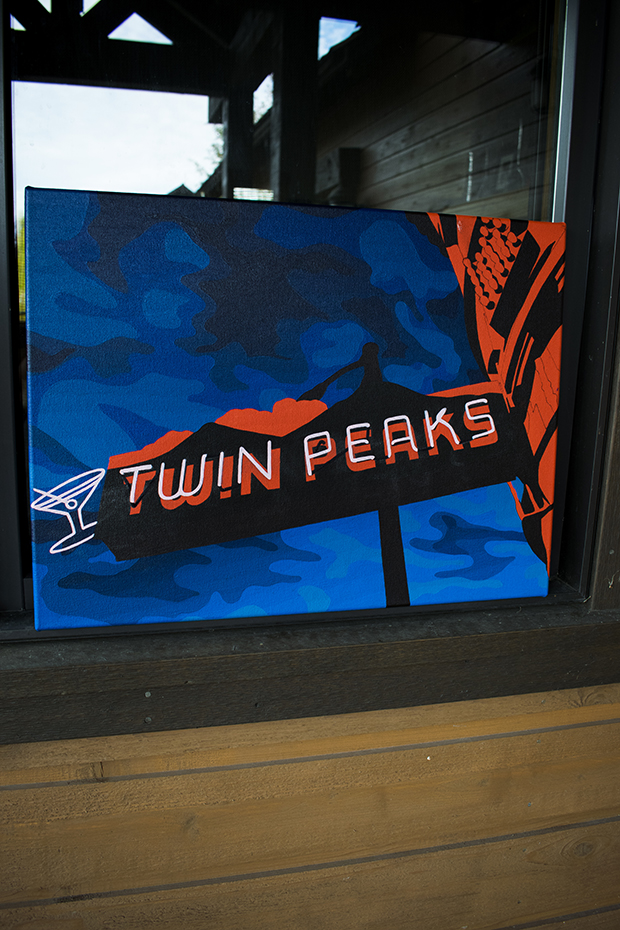 Twin Peaks Painting Process by Borbay