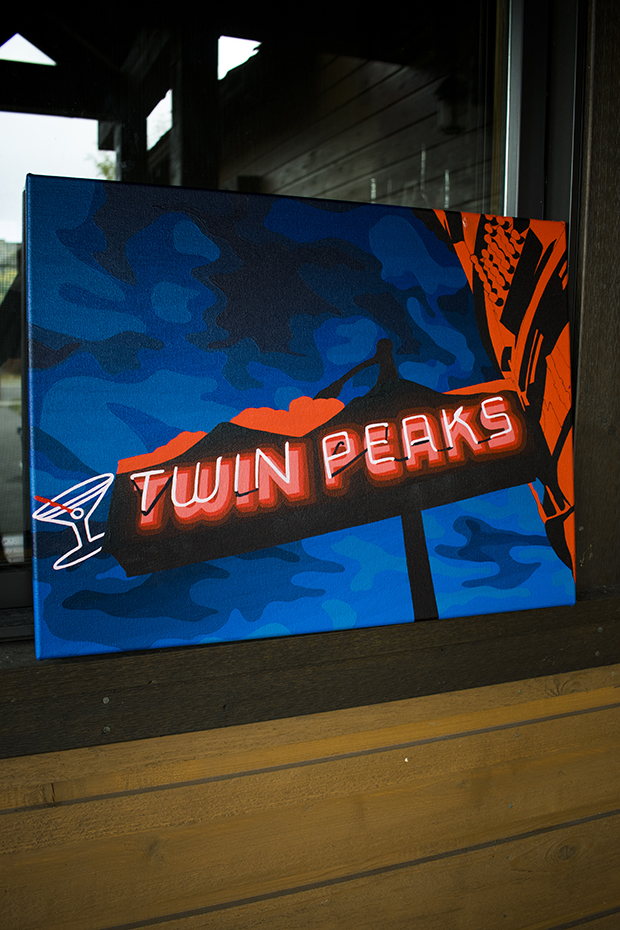 Twin Peaks Painting Process by Borbay