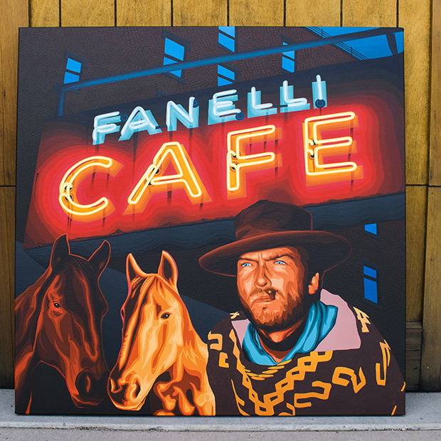 Clint Eastwood Painting Process by Borbay - BORBAY Clint Eastwood Painting Process by Borbay