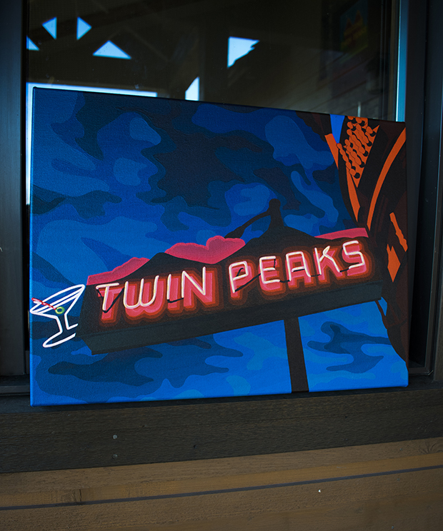 Twin Peaks Painting Process by Borbay