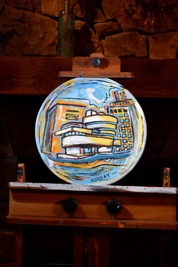 BORBAY CES GUGGENHEIM PLATE Painting Process