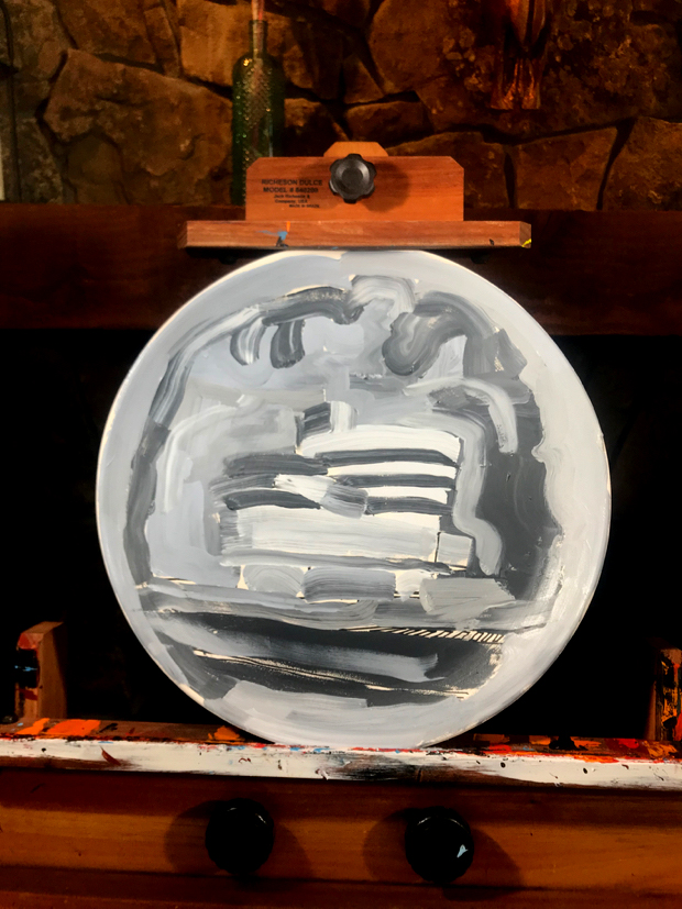 BORBAY CES GUGGENHEIM PLATE Painting Process