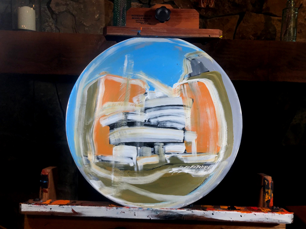 BORBAY CES GUGGENHEIM PLATE Painting Process