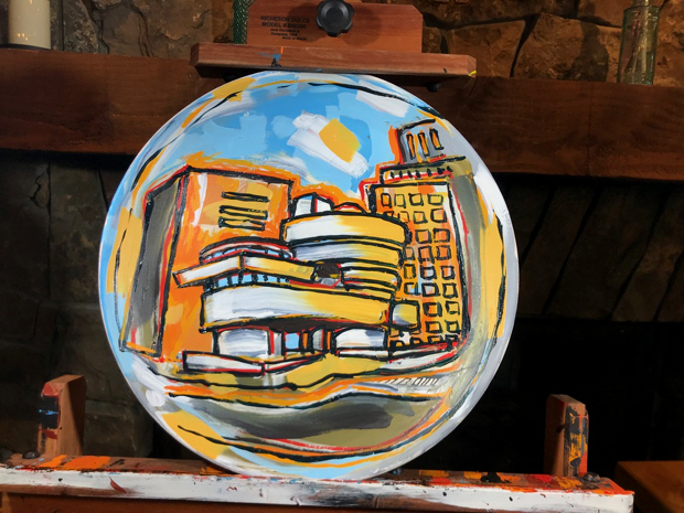 BORBAY CES GUGGENHEIM PLATE Painting Process