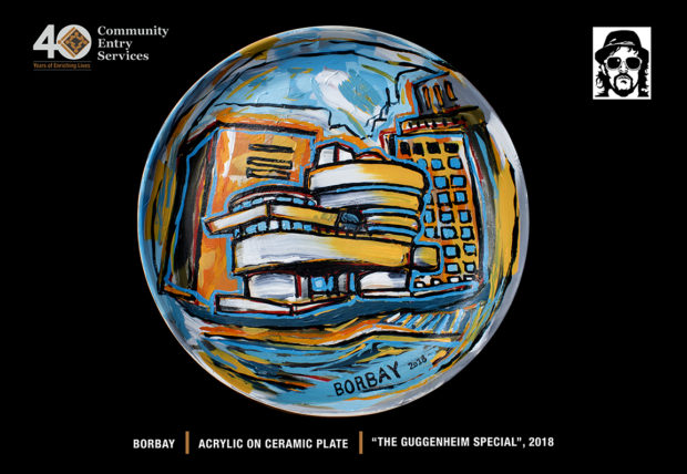 BORBAY CES GUGGENHEIM PLATE