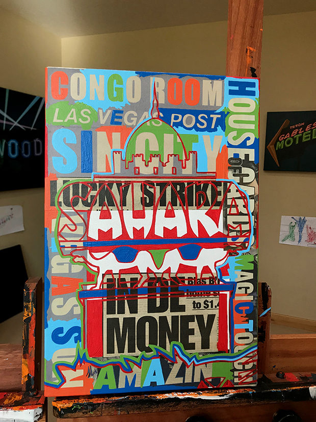 Sahara Las Vegas Painting Process