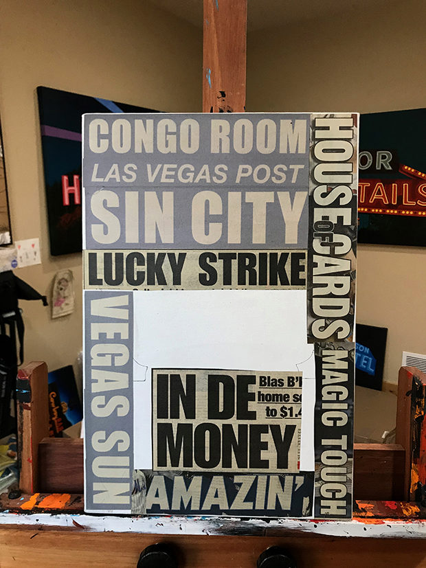 Sahara Las Vegas Painting Process