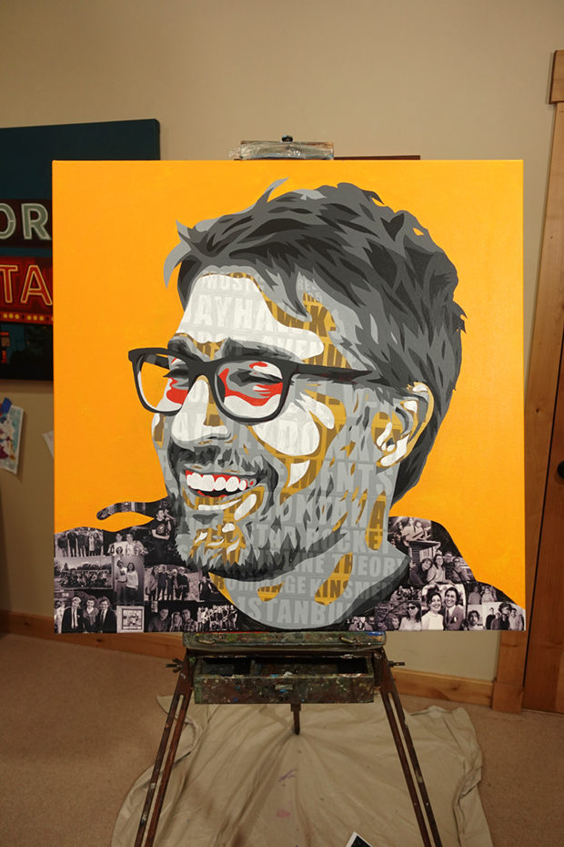 Portrait Process of Jay Aydinalp-Mathews by Borbay